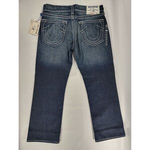 True Religion Jeans Men's 34x40 World Tour Section Straight Big T Crook City New